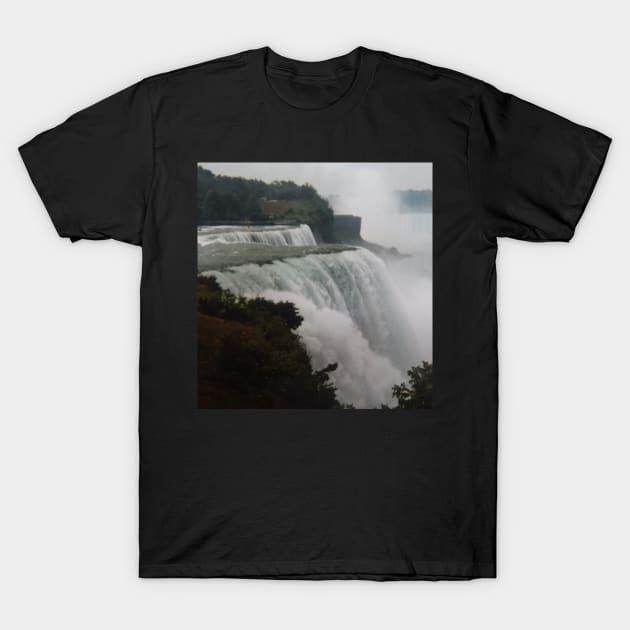 Niagara Falls view T-Shirt by Edwardtiptonart